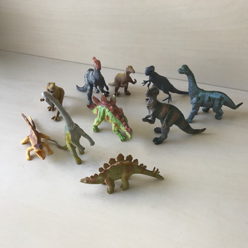Set van 10 Dinosaurussen