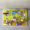 Puzzelplankje Knopjespuzzel : 7 stukjes.