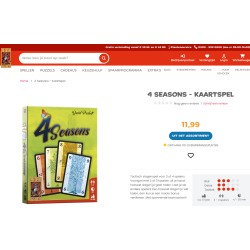 999 games Kaartspel :  Ongebruikt. 4 seasons/seizoenen.