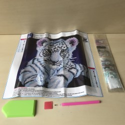 Diamond painting : The Tiger. Nieuw.