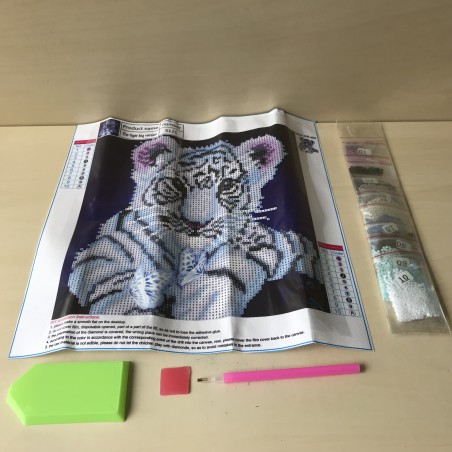 Diamond painting : The Tiger. Nieuw.