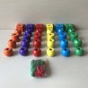 Houten kralen. 30 stuks.