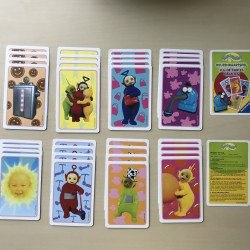 Teletubbies reuzenkaartspel.