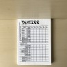 Yahtzee scoreblok.