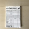 Yahtzee scoreblok.