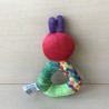 Eric Carle : Rammelaar. Rupsje Nooitgenoeg. Hoogte 16 cm, inclusief oren.