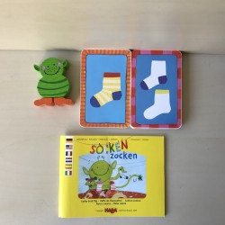 Haba : Sokken zoeken. Kaartspel.