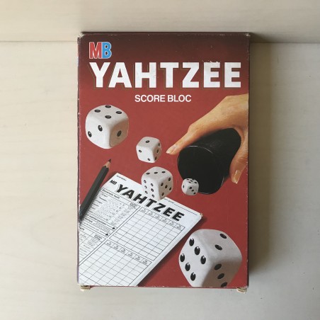 Yahtzee scoreblok.