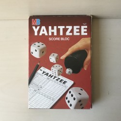 Yahtzee scoreblok.