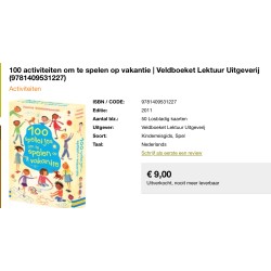 100 spelletjes om te spelen op vakantie.