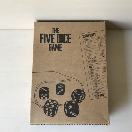 The five dice game. Yahtzee.