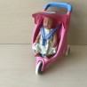 Baby Born Miniworld : Baby ( 11 cm.) in wandelwagen. Set 8.