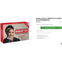 Mindf*ck, illusies & experimenten. (goochelspel)