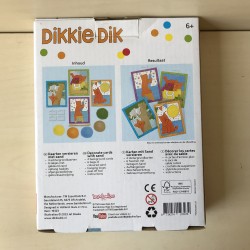 Dikkie Dik : Schilderen met zand.