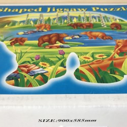 Bear Shaped Jigsaw Puzzel. 1000 stukjes