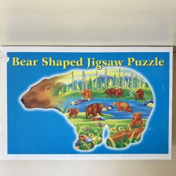 Bear Shaped Jigsaw Puzzel. 1000 stukjes