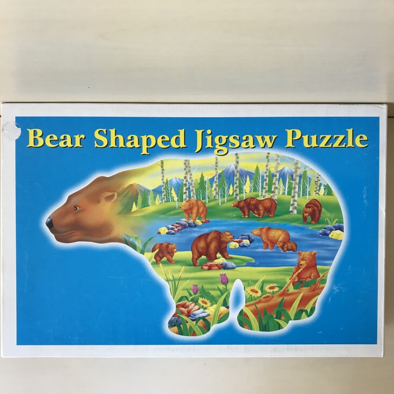 Bear Shaped Jigsaw Puzzel. 1000 stukjes