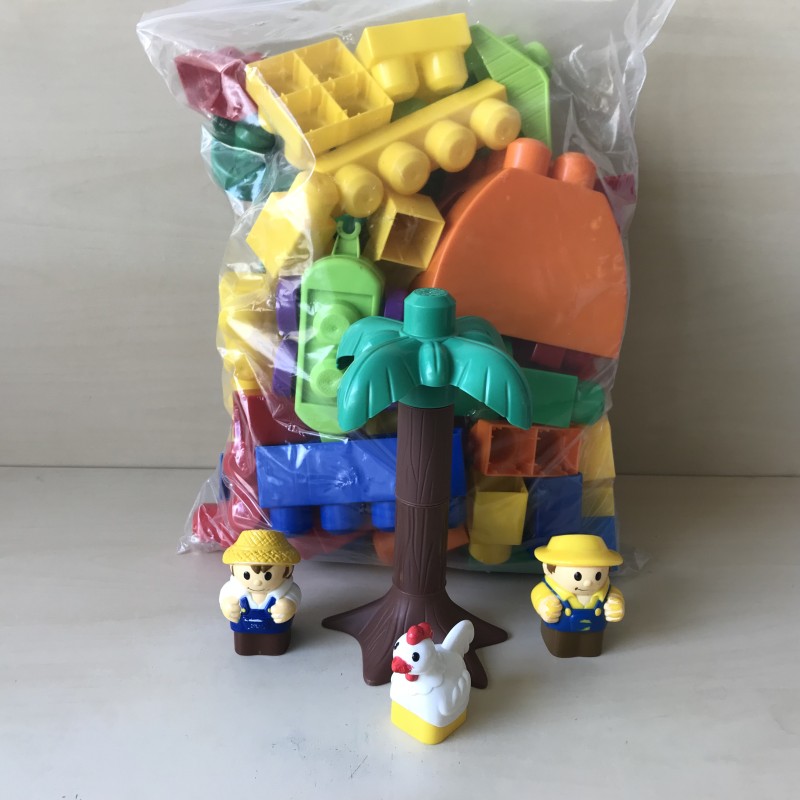 Megabloks : Een zak megabloks.