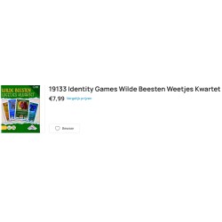 Weetjes kwartet: Wilde beesten.