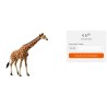 Giraffe.  16 cm. lang en 16 cm. hoog.