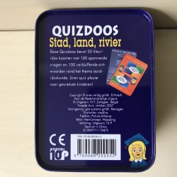 Quizdoos: Stad, land, rivier.