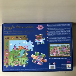 Djeco : Zoekpuzzel prinsessen.  54 stukjes.