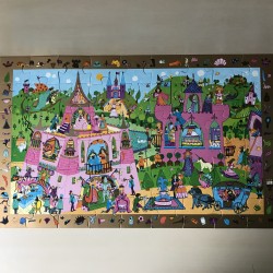 Djeco : Zoekpuzzel prinsessen.  54 stukjes.