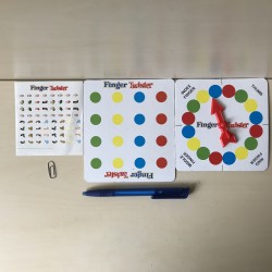 Vakantiespelletje : Vinger Twister.