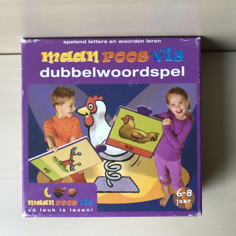 Maan roos vis : Dubbelwoordspel