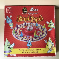 Mens erger je niet! : Stapel je gek. Doos niet strak.