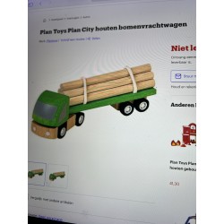 Plan Toys : Bomenvrachtwagen.