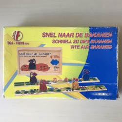 Snel naar de bananen, met verpakking.