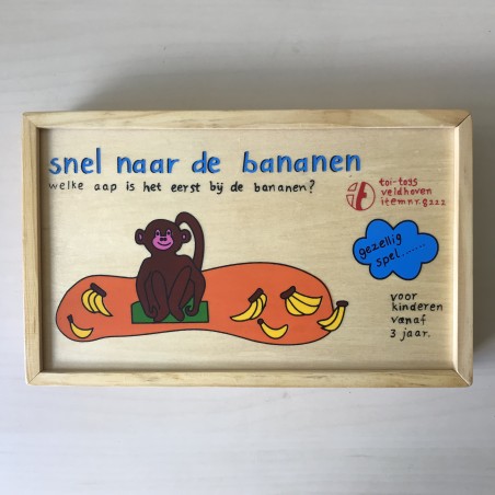 Snel naar de bananen, met verpakking.