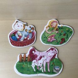 Haba : 6 eerste puzzels. Lillis wereld / Welt