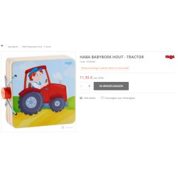 Haba : Houten boekje.