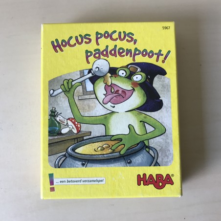 Haba : Hocus Pocus Paddenpoot. het kaartspel.
