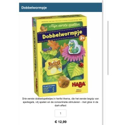 Haba : Dobbelwormpje. Ongebruikt.