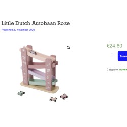 Little Dutch autobaan, roetsjbaan.