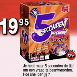5 Seconden : Hoe snel ben jij?