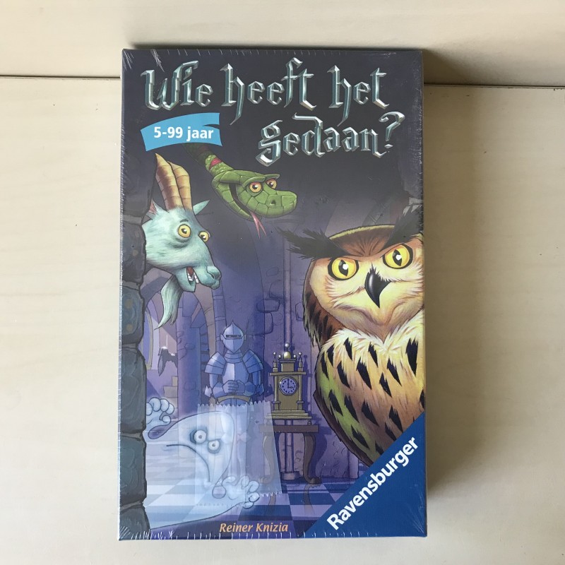 Wie heeft het gedaan? Nieuw.