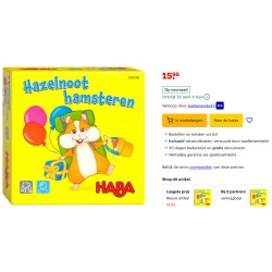 Haba : Hazelnoot hamsteren.