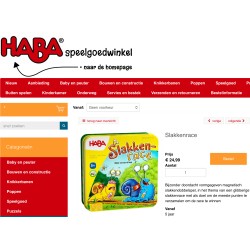 Slakkenrace ( in blikken trommel)