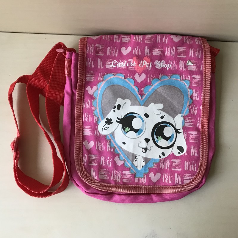 Littlest Petshop : Rugtas. 25 x 19,5 cm.