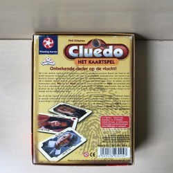 Cluedo kaartspel.