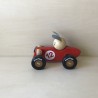 Plan Toys : Rode houten auto.