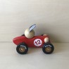Plan Toys : Rode houten auto.