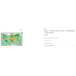 Djeco : Observation 200 stukjes. Zoekplaat. Kasteel
