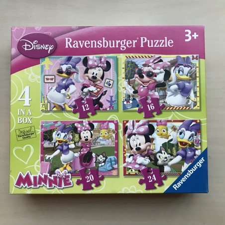 Disney : Minnie Mouse. 12, 16, 20 en 24 stukjes.
