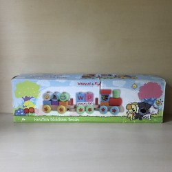 Woezel en Pip : Houten trein.