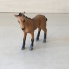 Géén Schleich : Veulen. 9 cm. hoog en 9,5 cm. lang. ( wel de kwaliteit van Schleich)